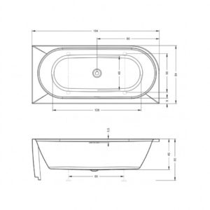 Акриловая ванна ассиметричная 180x84 RIHO DESIRE CORNER B088001005-фото3