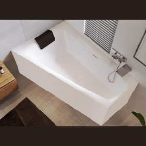 Ванна акриловая с панелью ассиметричная 170x110 RIHO STILL SMART plug&play B101008005-фото2