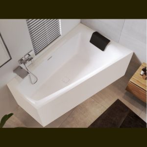 Ванна акриловая с панелью ассиметричная 170x110 RIHO STILL SMART plug&play B102008005-фото2