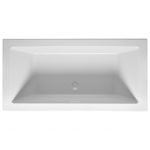 Ванна акриловая с панелью прямоугольная 180x80 RIHO RETHINK CUBIC plug&play B106011005-фото3