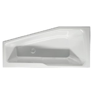 Акриловая ванна ассиметричная 160x75 RIHO RETHINK SPACE B111001005-фото2