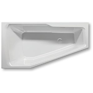 Ванна акриловая с панелью ассиметричная 160x75 RIHO RETHINK SPACE plug&play B111009005-фото2