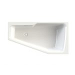 Ванна акриловая с панелью ассиметричная 170x90 RIHO RETHINK SPACE plug&play B114005005-фото2