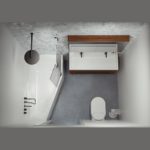Ванна акриловая с панелью ассиметричная 170x90 RIHO RETHINK SPACE plug&play B114005005-фото5
