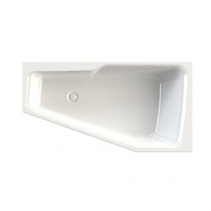 Ванна акриловая с панелью ассиметричная 180x110 RIHO RETHINK SPACE plug&play B116009005-фото2