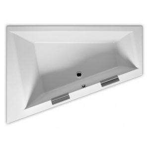 Ванна акриловая с панелью ассиметричная 180x130 RIHO DOPPIO LEFT plug&play BD4500500000000-фото3