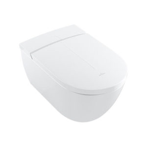 Унитаз функция биде подвесной Villeroy & Boch ViConnect V0E100R1 цвет белый CeramicPlus-фото1