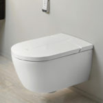 Унитаз функция биде подвесной Villeroy & Boch ViClean V0E200R1 цвет белый CeramicPlus-фото3