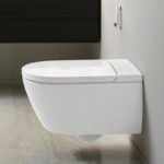 Унитаз функция биде подвесной Villeroy & Boch ViClean V0E200R1 цвет белый CeramicPlus-фото5