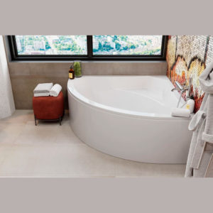 Ванна угловая акриловая 140x140 Vagnerplast Veronela Corner белая-фото2