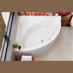 Ванна угловая акриловая 140x140 Vagnerplast Veronela Corner белая-фото3