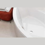 Ванна угловая акриловая 140x140 Vagnerplast Veronela Corner белая-фото6