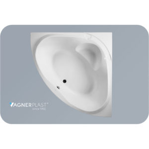 Ванна угловая акриловая 150x150 Vagnerplast Athena белая-фото1