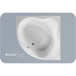 Ванна угловая акриловая 150x150 Vagnerplast Plejada белая-фото1