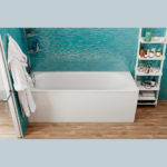 Ванна прямоугольная акриловая 150x70 Vagnerplast Kasandra белая-фото4