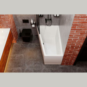 Ванна ассиметричная акриловая 160x90 Vagnerplast Cavallo left белая-фото2