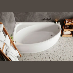 Ванна ассиметричная акриловая 170x110 Vagnerplast Hapi left белая-фото2