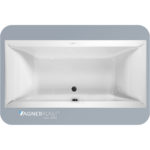 Ванна прямоугольная акриловая 180x80 Vagnerplast Veronela белая-фото1