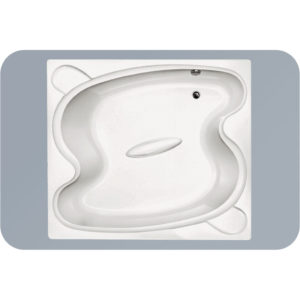 Минибассейн ванна акриловая 194x170 Vagnerplast Helios Helios белая-фото1