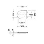 Сиденье с крышкой для унитаза Duravit No.1 0020790000 SoftClose-фото2