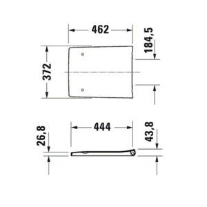 Сиденье с крышкой для унитаза Duravit Viu 0021190000 SoftClose-фото2