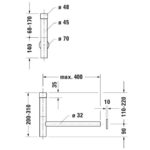 Сифон для раковины Duravit 0050361000-фото2