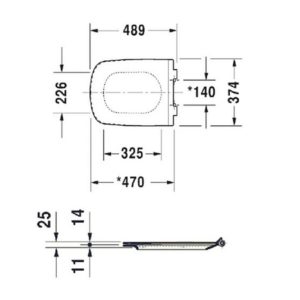 Сиденье с крышкой для унитаза Duravit DuraStyle 0060510000-фото2