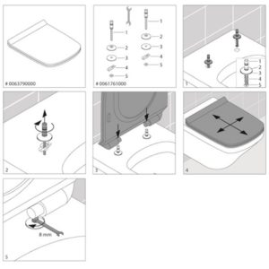 Сиденье с крышкой для унитаза Duravit DuraStyle 0063790000 SoftClose-фото2