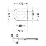 Сиденье с крышкой для унитаза Duravit Happy D.2 0064590000 SoftClose-фото4