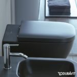 Сиденье с крышкой для унитаза Duravit Happy D.2 0064591300 SoftClose антрацит матовый-фото3