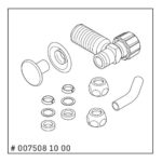 Комплект для подключения воды к бачку сзади Duravit 0075081000-фото2
