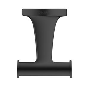 Крючок двойной Duravit Starck T 0099304600 черный матовый-фото1