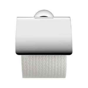 Бумагодержатель с крышкой Duravit Starck T 0099401000 хром-фото1