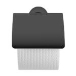 Бумагодержатель с крышкой Duravit Starck T 0099404600 черный матовый-фото1