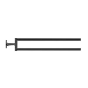 Полотенцедержатель двойной Duravit Starck T 0099414600 черный матовый-фото1