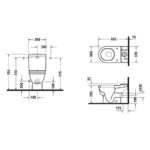 Чаша напольного унитаза Duravit Starck 3 0126090000 белый-фото2