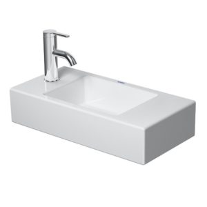 Раковина мебельная Duravit Vero 0724500009 500х250 мм отверстие под смеситель слева цвет белый-фото1
