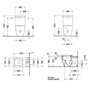 Бачок для унитаза Duravit Happy D.2 0934100005 подвод воды снизу слева белый-фото2