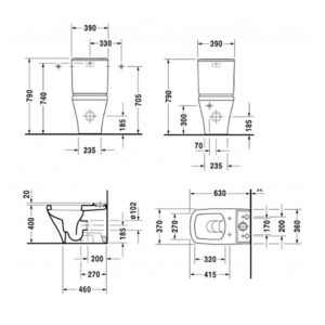 Бачок для унитаза Duravit DuraStyle 0935100005 белый-фото2