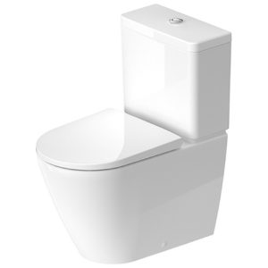 Чаша напольного унитаза Duravit D-Neo Rimless 2002090000 безободковая-фото1