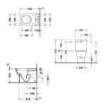 Чаша напольного унитаза Duravit Darling New 2138090000 белый-фото2