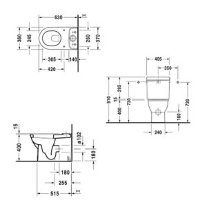 Чаша напольного унитаза Duravit Darling New 2138090000 белый-фото2