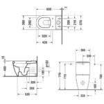 Чаша напольного унитаза Duravit ME by Starck 2170090000 белый-фото2