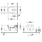Биде подвесное Duravit Happy D.2 2258150000 белое-фото3