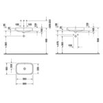 Раковина накладная Duravit Happy D.2 2314600000 600х400 мм цвет белый-фото3