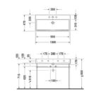 Раковина мебельная Duravit Vero Air 2350100000 1000х470 мм цвет белый-фото2