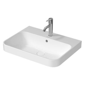 Раковина встраиваемая сверху Duravit Happy D.2 Plus 2360600000 600×460 мм цвет белый-фото1