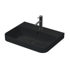 Раковина встраиваемая сверху Duravit Happy D.2 Plus 2360601300 600х460 мм антрацит матовый-фото1