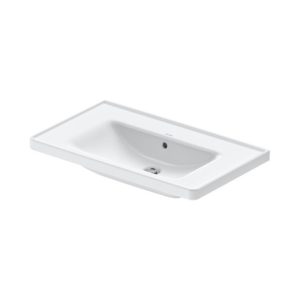 Раковина мебельная Duravit D-Neo 2367800060 800х480 мм без отверстия под смеситель цвет белый-фото1