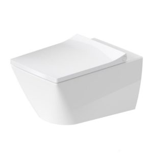 Подвесной унитаз чаша Duravit Viu Rimless 2511090000 безободковая белый-фото1